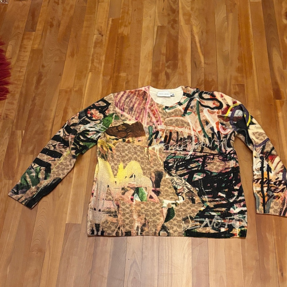 Coach x Mint + Serf Multicolor Graphic Sweater